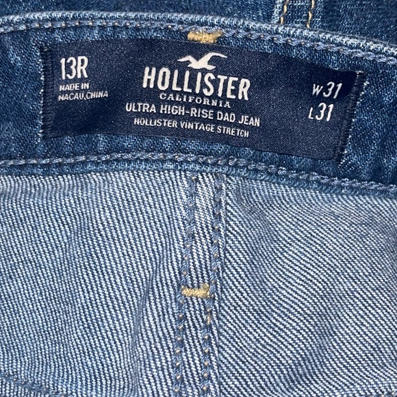 Hollister Highest Rise Dad Jeans BRAND NEW - Picture 3 of 3